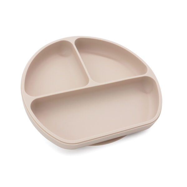 NURSIMOM PLATO DE SILICONA CON DIVISIONES Y SOPAPA